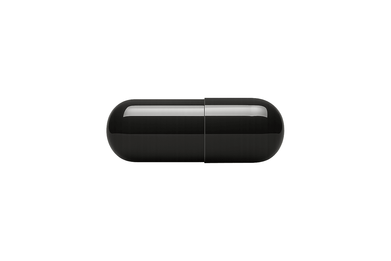 Black size 00 capsule