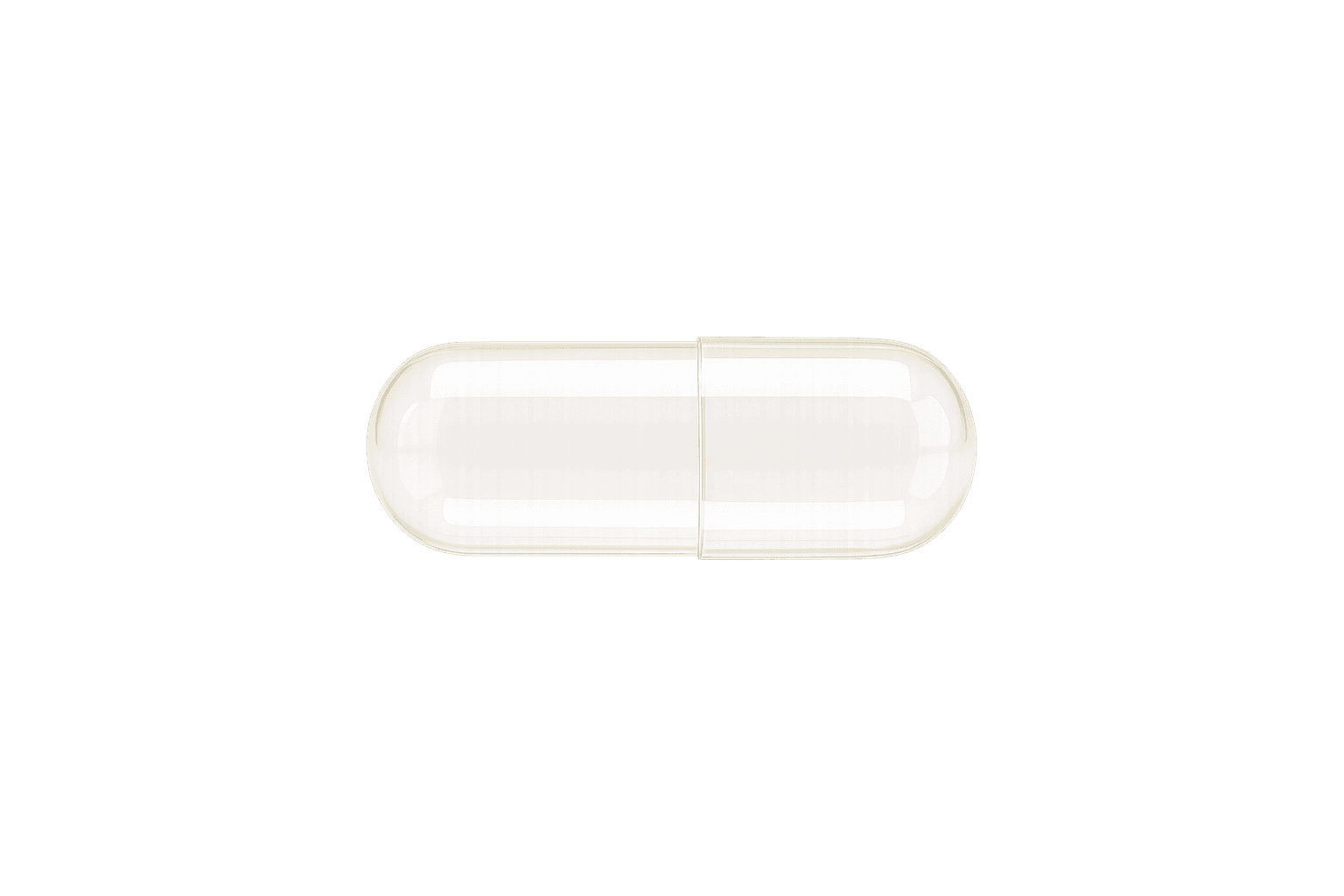 Clear size 00 capsule